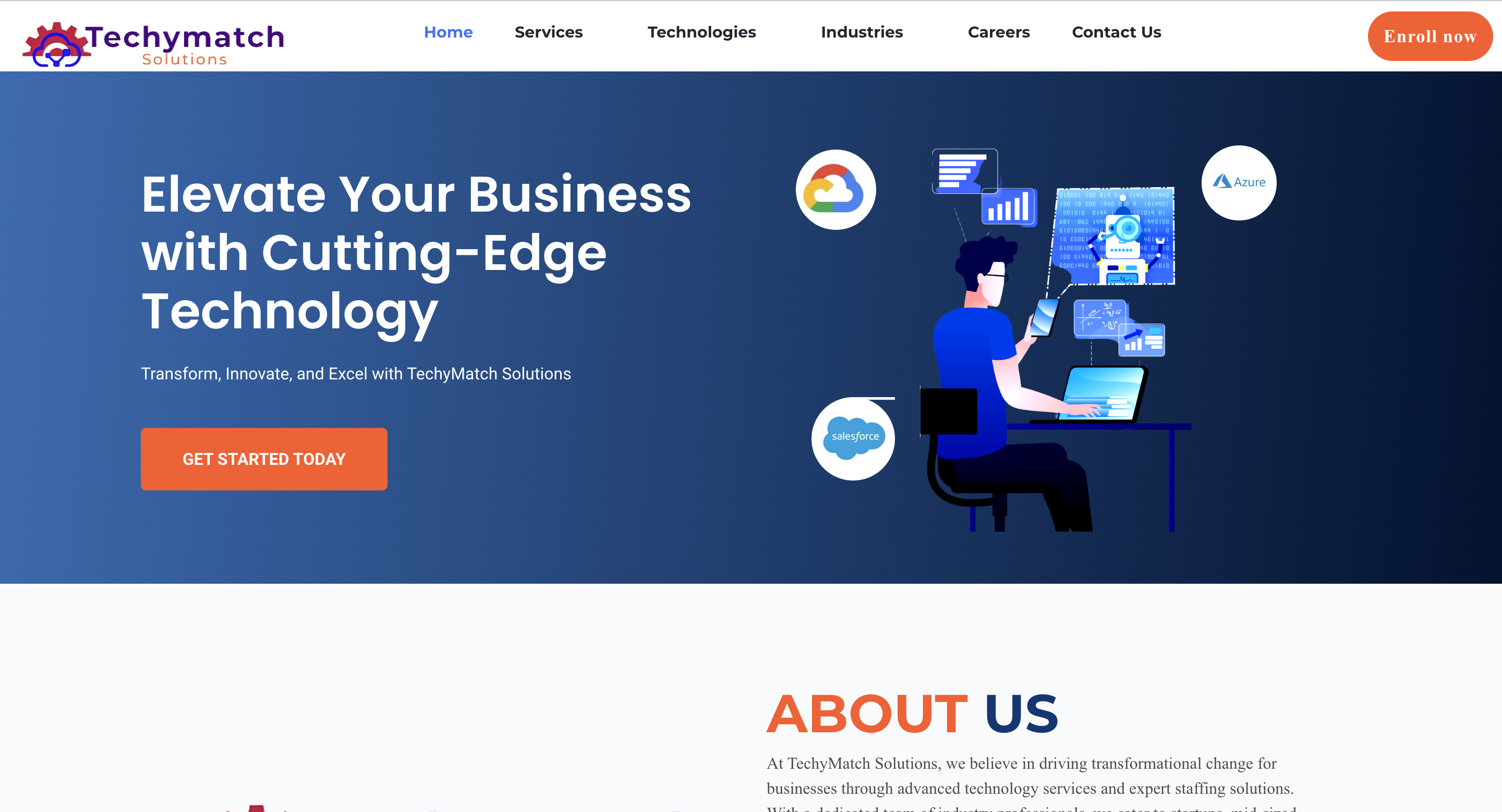 Techymatch Solutions Website